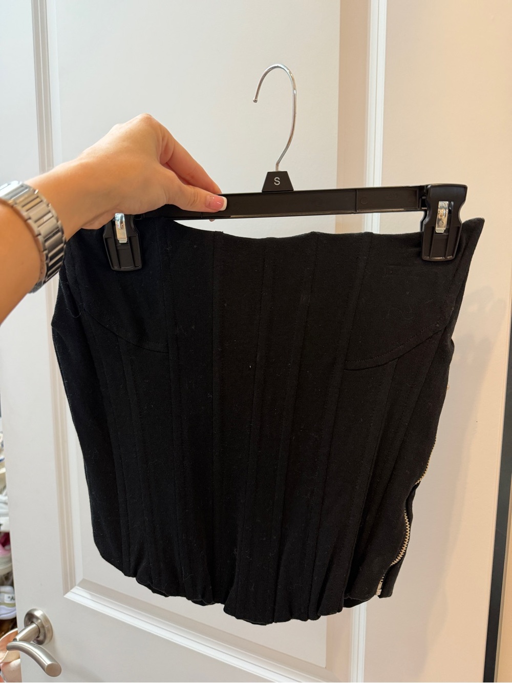 Boys Lie Black Strapless Corset Top
